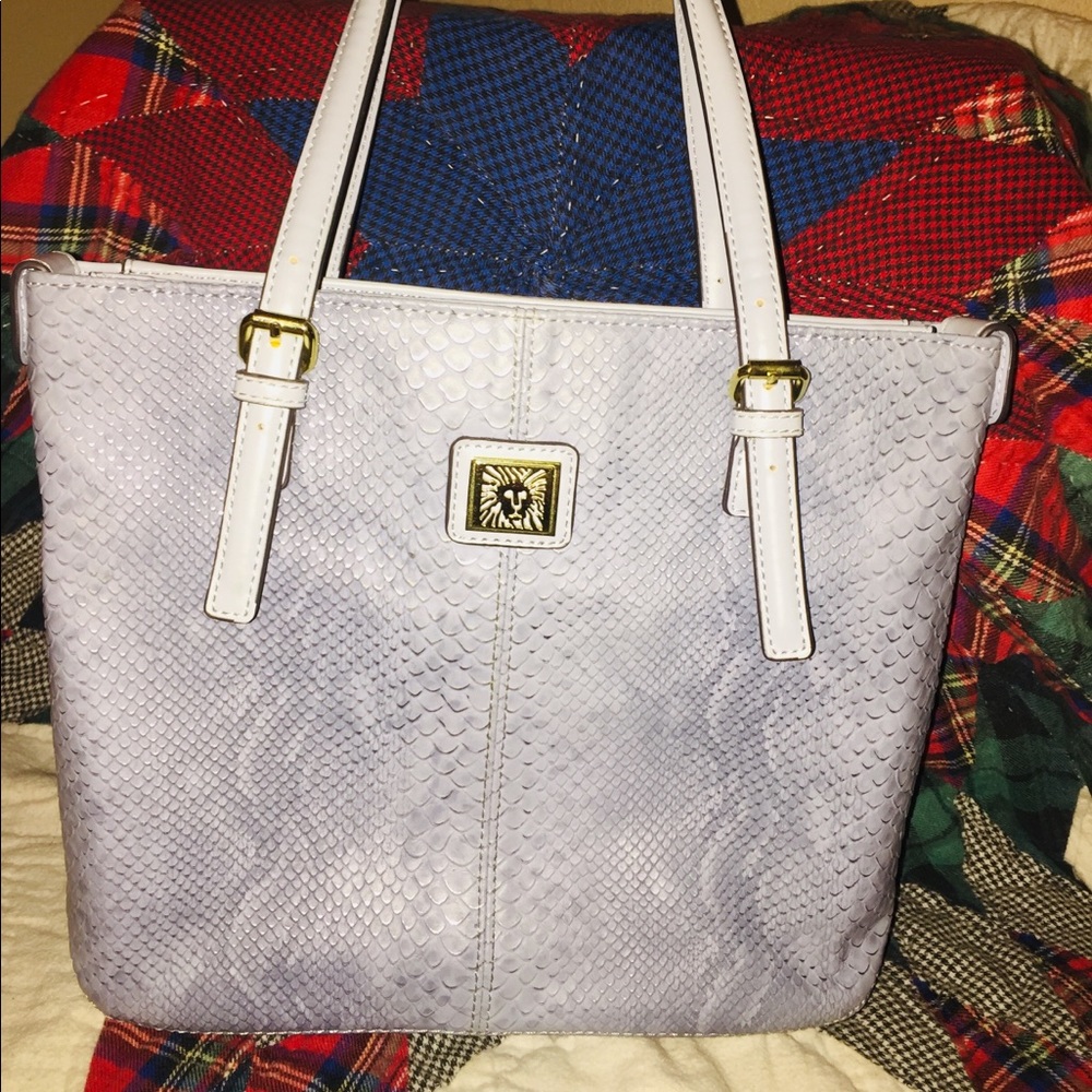 Light blue Anne Klein purse